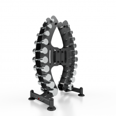 סטנד משקולות עם משקולות 1-10 ק"ג בציפוי כרום MP-S206