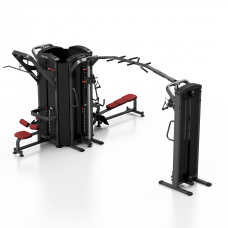 מגדל אימון 5 מכשירים במתקן אחד MP-T002 צבע בורדו