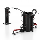 מגדל אימון 5 מכשירים במתקן אחד MP-T002 צבע בורדו