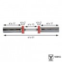 מוט משקולות מקצועי אולימפי קצר